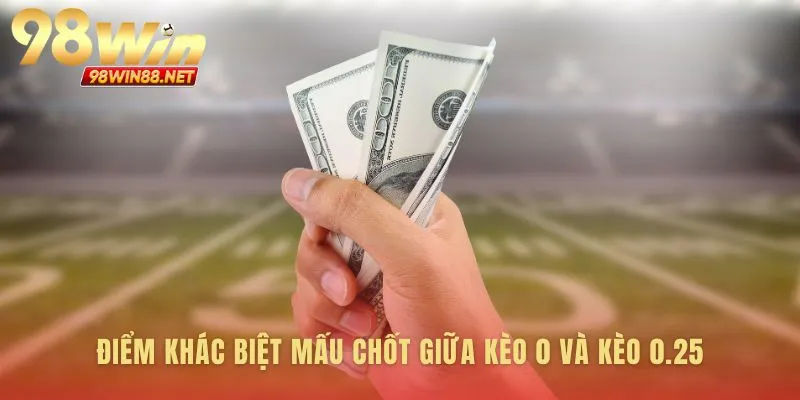 Sự khác biệt 0.25 quyết định số phận tiền cược