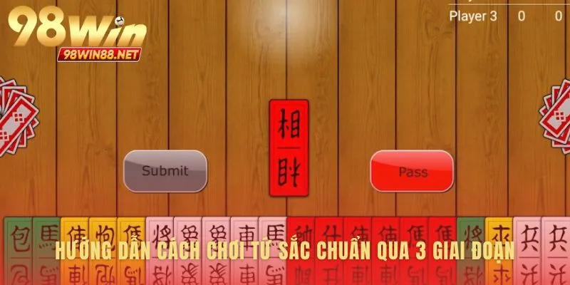 Thực hành cách chơi tứ sắc qua từng bước
