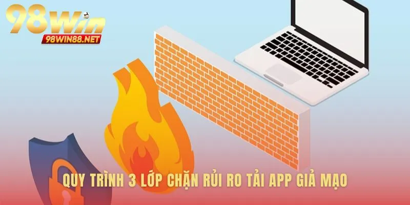 Xây dựng vòng bảo vệ an toàn khi tải App 98win